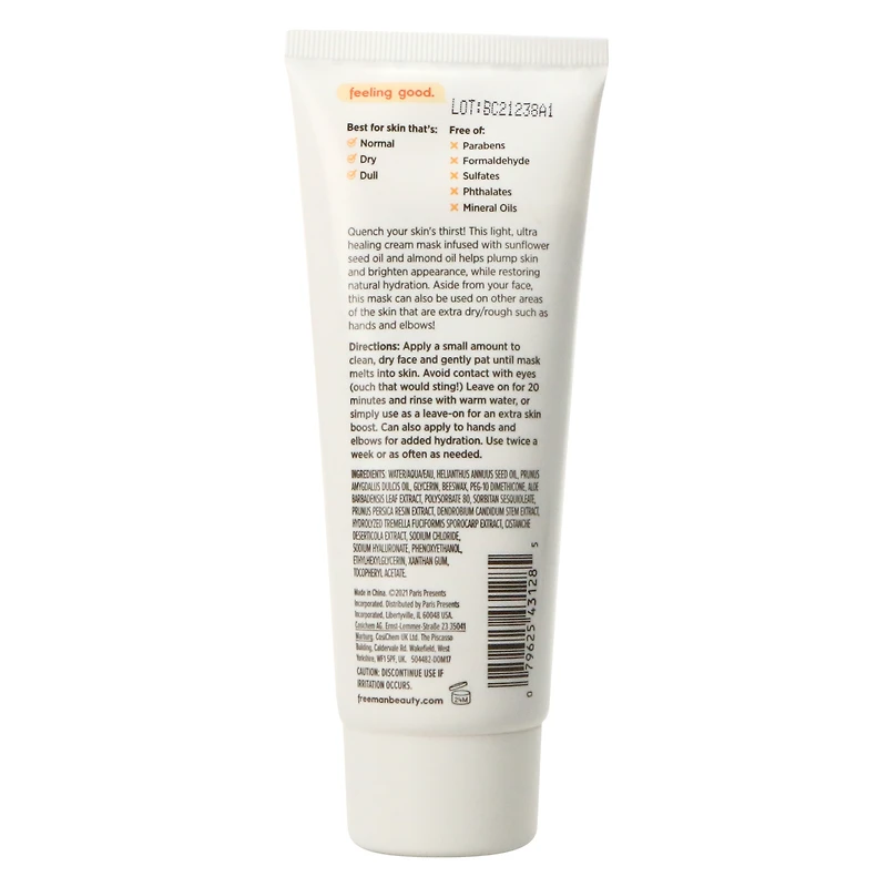 Freeman® Ultra Healing Cream Mask 3oz
