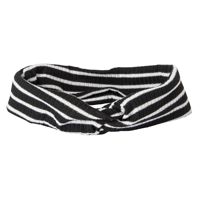 Ribbed Stripe Headwrap