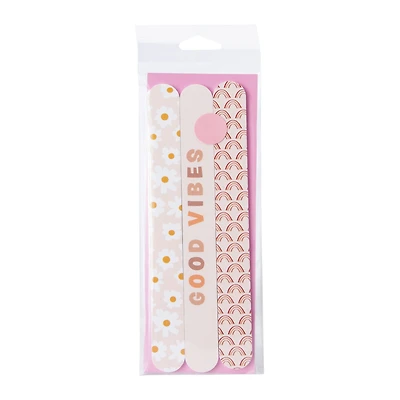'Good Vibes' Nail Files 3-Piece Set
