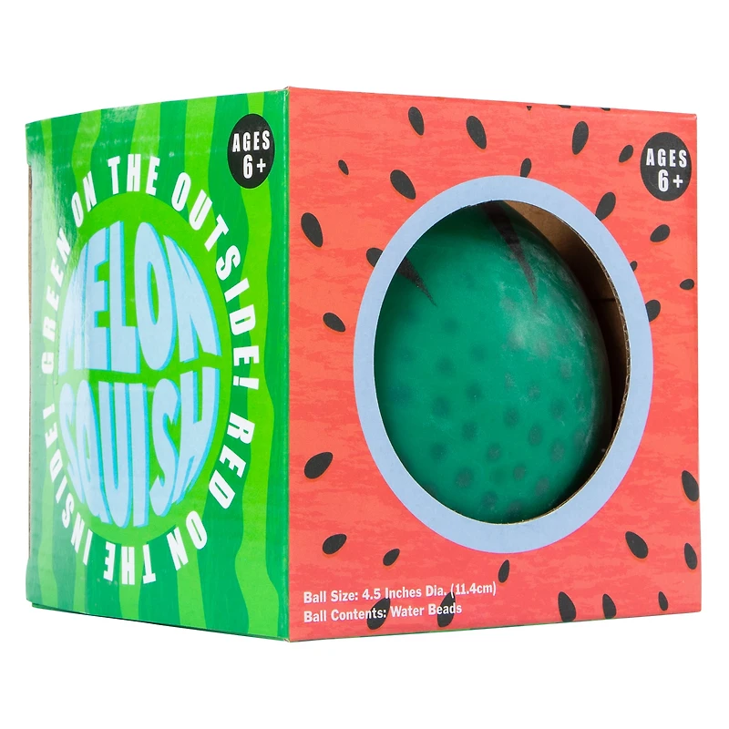 Watermelon Water Beads Squeeze Ball 4.5in
