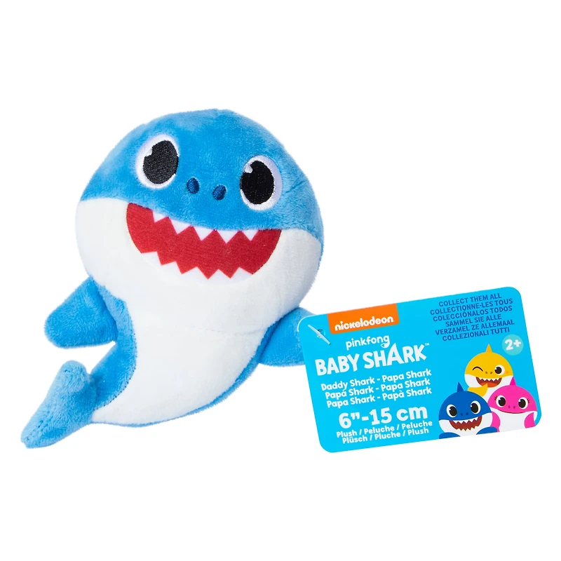 Baby Shark™ Daddy Shark Plush Toy 6in