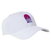 White Taco Bell® Logo Baseball Cap