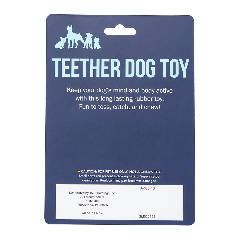 Teether Dog Toy 4.25in