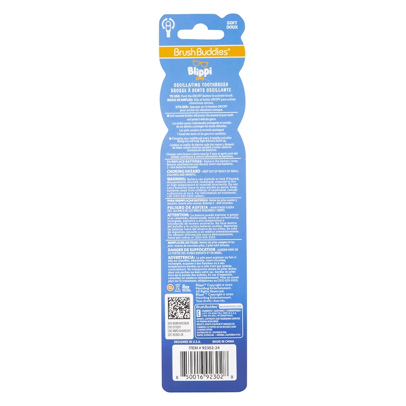 Brush Buddies® Blippi™ Kid's Electric Toothbrush