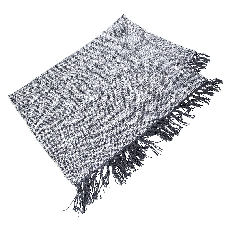 Yarn-Dyed Cotton Rug 2ft x 3ft - Gray