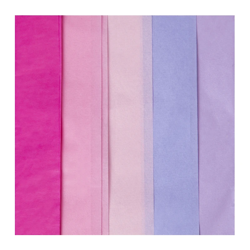 Pink & Purple Gift Tissue - 15 Sheets