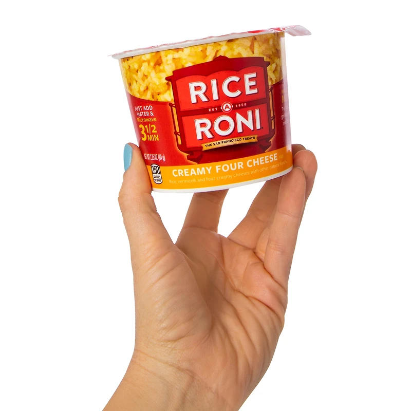 Rice-A-Roni Cup, Creamy Four Cheese 2.25oz