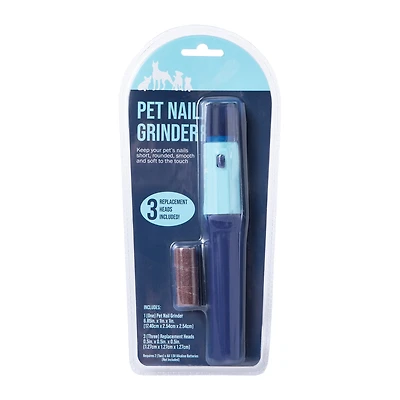 Pet Nail Grinder With 3 Replacement Heads