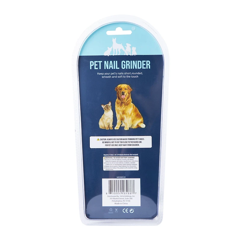 Pet Nail Grinder With 3 Replacement Heads