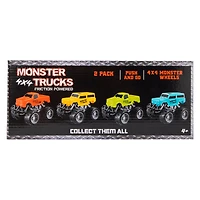Friction Monster Trucks 2-Pack Set (Styles May Vary)