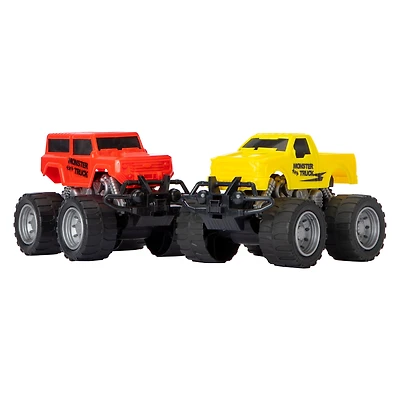 Friction Monster Trucks 2-Pack Set (Styles May Vary)