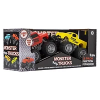 Friction Monster Trucks 2-Pack Set (Styles May Vary)