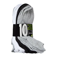 Men's Performance Sport Ankle Socks 10-Pack