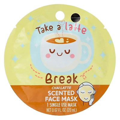 Scented Sheet Face Mask - Chai Latte
