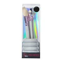 Makeup Brushes & Storage Cup 6-Piece Set