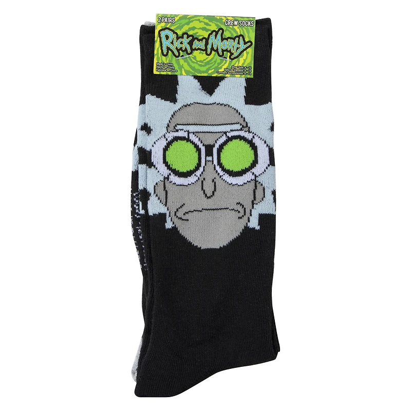 Rick And Morty™ Goggles Crew Socks 2-Pack