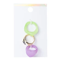 Acrylic Rings 3-Piece Set