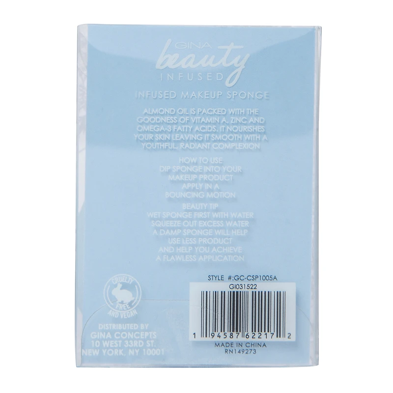 Gina Beauty™ infused Makeup Sponge