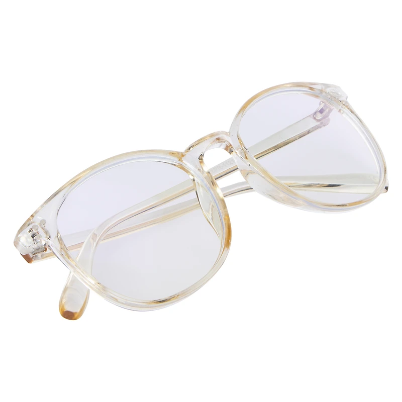 Ladies Rounded Blue Light Blocking Glasses