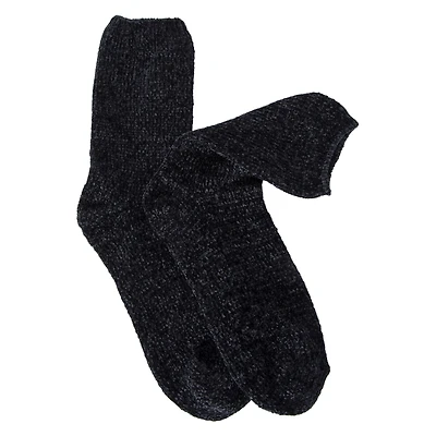 Ladies Chenille Boot Socks
