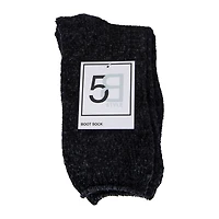 Ladies Chenille Boot Socks