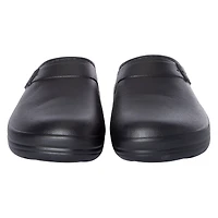 Ladies Black Sherpa-Lined Eva Clogs