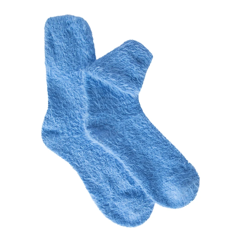Ladies Fluffy Feather Boot Socks