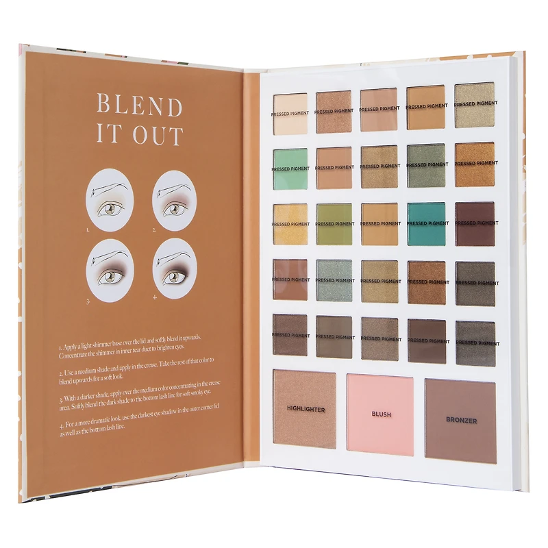 Profusion Beauty Book Eye & Face 28-Piece Makeup Palette