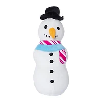 Plush Bottle Cruncher Holiday Dog Toy 12in x 3in