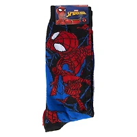 2-Pack Spider-Man Young Mens Crew Socks