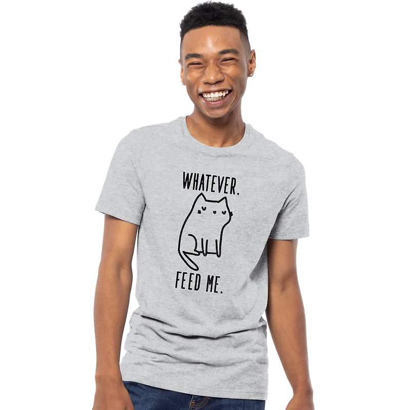 'Whatever. Feed Me' Cat Graphic Tee