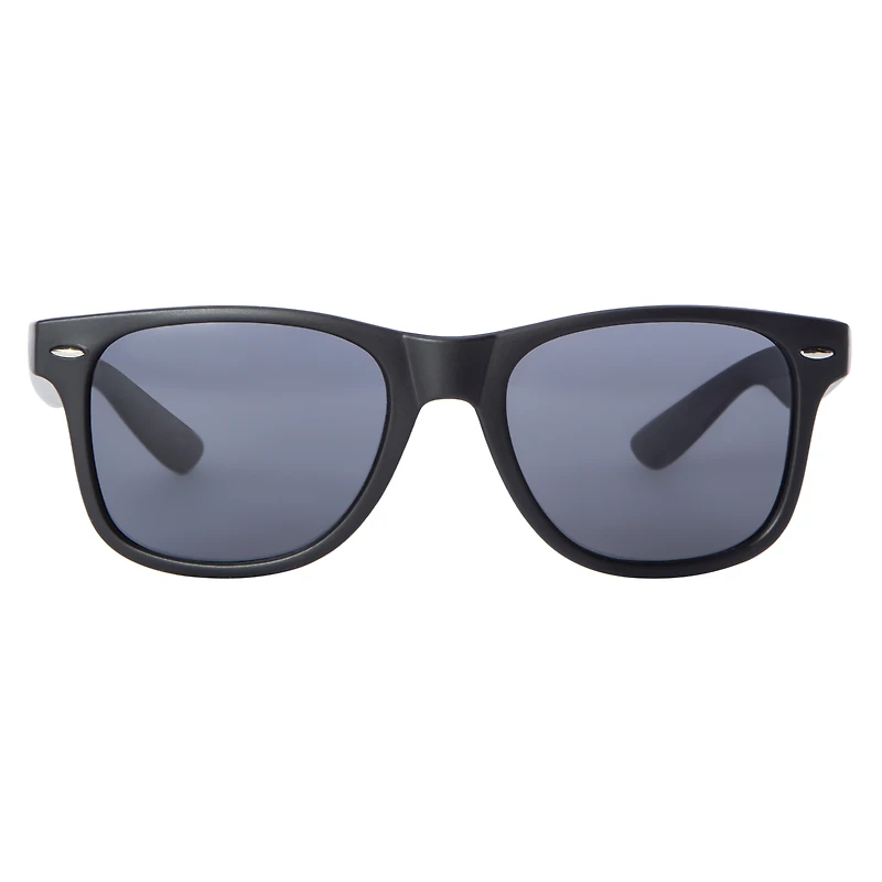 Mens Contrast Wayfarer Sunglasses - Gray