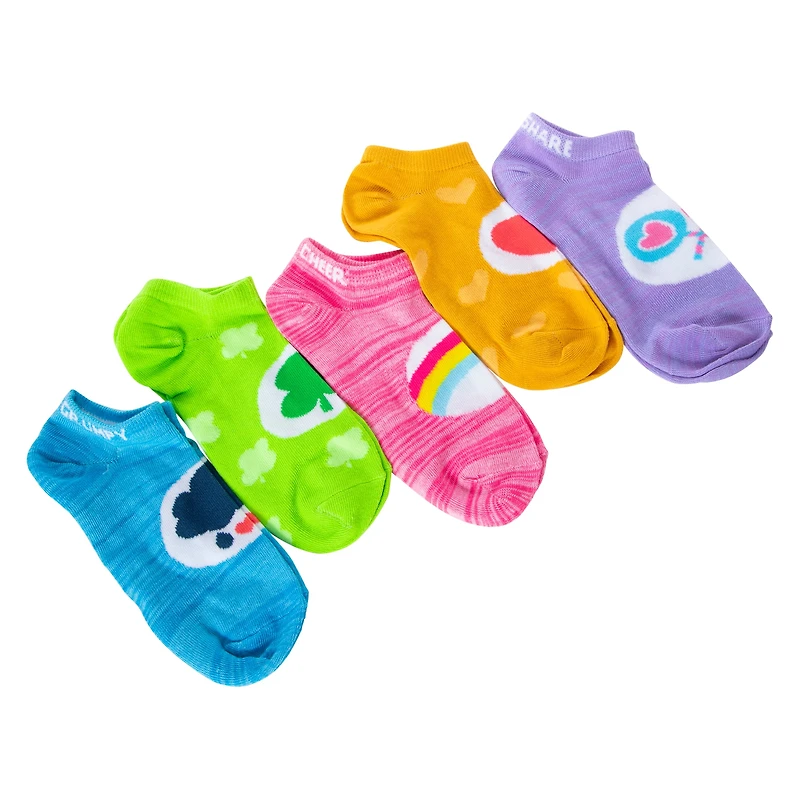 5-Pack Care Bears™ Ladies Low Cut Socks