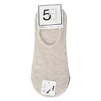 5-Pack Ladies No-Show Sneaker Socks - Solid