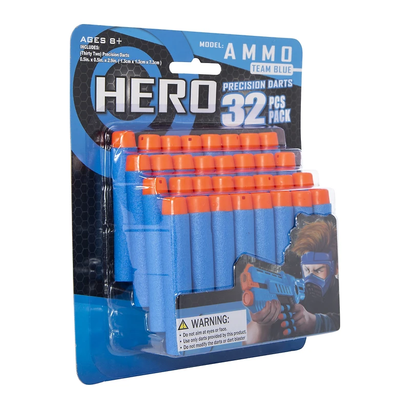 Hero Ammo Precision Darts 32-Pack