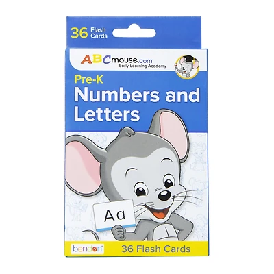 Abcmouse Pre-K Numbers & Letters Flash Cards 36-Count