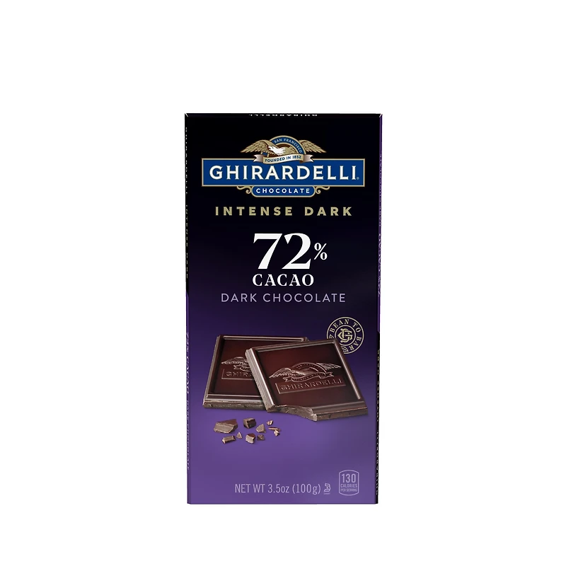 Ghiradelli® intense Dark 72% Cacao Chocolate Bar 3.5oz