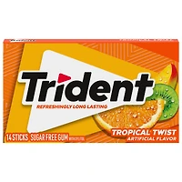 Trident® Tropical Twist Sugar-Free Gum - 14 Sticks