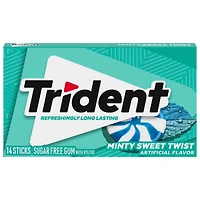 Trident® Minty Sweet Twist Sugar-Free Gum - 14 Sticks