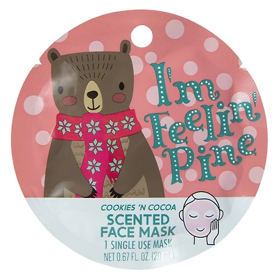 Holiday Scented Face Mask 0.67oz - Cookies 'N Cocoa