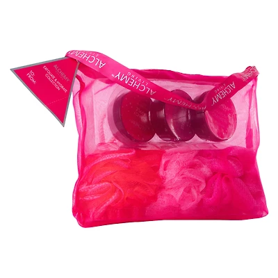 Bath Set 7-Piece - Pink