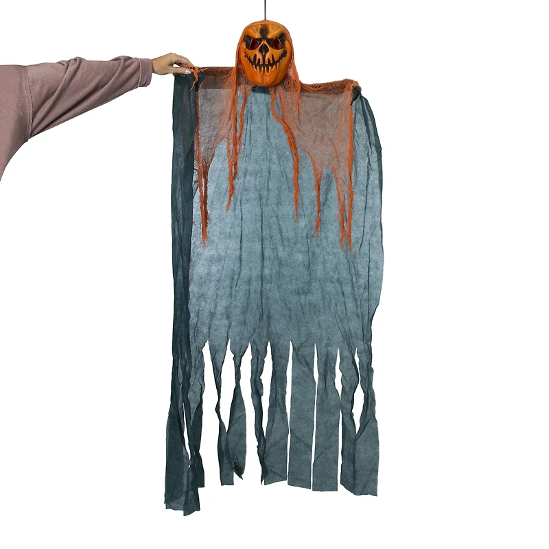 5ft Pumpkin Ghost Hanging Halloween Decor
