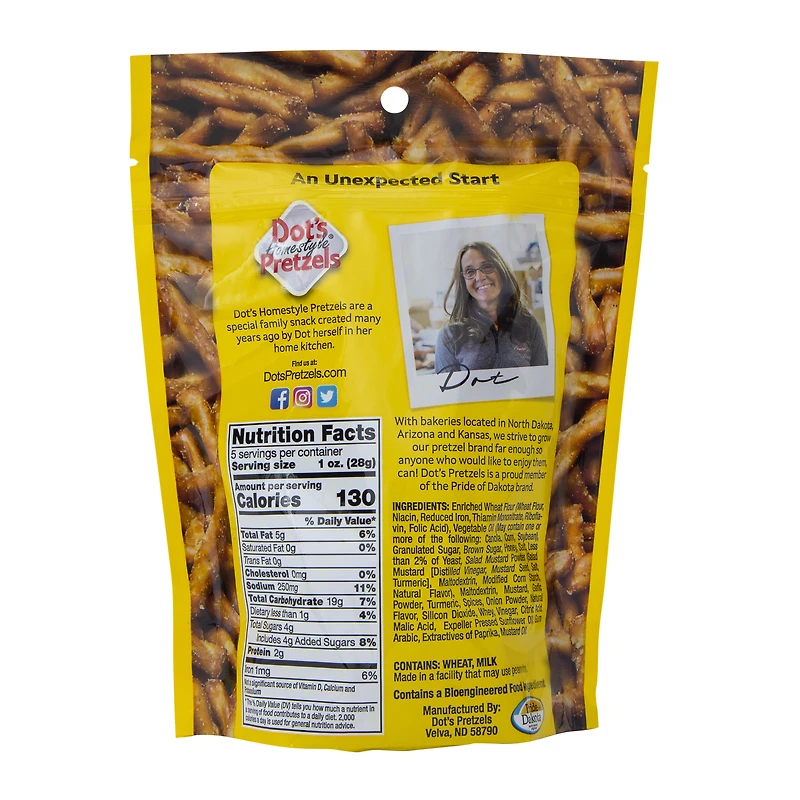 Dot's® Homestyle Pretzels 5oz - Honey Mustard Seasoned