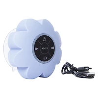 Wireless Bluetooth® LED Light Up Flower Shower Speaker - Periwinkle
