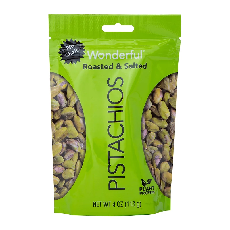 Wonderful® No Shells Roasted & Salted Pistachios 4oz