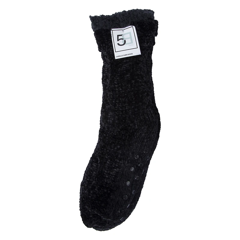 Ladies Chenille Cabin Socks