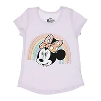 Kid's Minnie Mouse™ Rainbow Graphic Tee