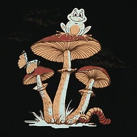 Frog & Mushroom Graphic Tee - Small