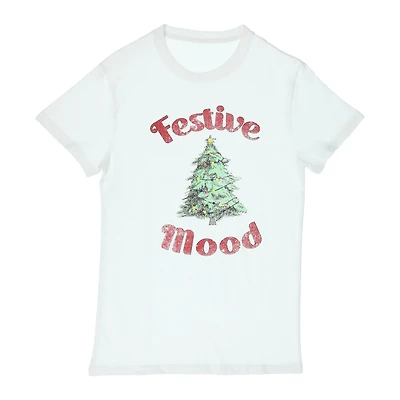 'Festive Mood' Graphic Tee - Extra Large