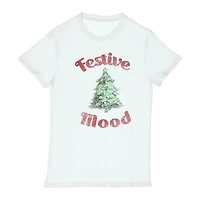 'Festive Mood' Graphic Tee - Extra Large
